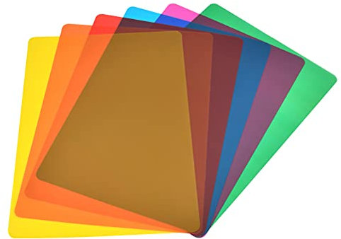 6 strisce guida guida per la lettura per dislessia, formato A4, per evidenziare le strisce colorate che aiutano a leggere, ridurre lo stress visivo e migliorare la concentrazione della lettura.
