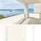 LOVE STORY Frangivista Balcono 90x300cm con Tessuto HDPE,Paravento per Balcone,Schermatura con Occhielli，Protezione UV per Patio Esterno, Giardino, Piscina，Beige