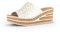 Gabor Damen Pantoletten, Frauen Slipper,Sommerschuhe,sommerclogs,Slip-ons,Hochfront-Slipper,Keilabsatz,Wedge-Sohle,Slides,Panna,40.5 EU / 7 UK