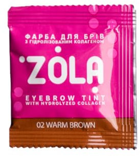 Zola 02 Teinture à sourcils brun chaud + oxydant
