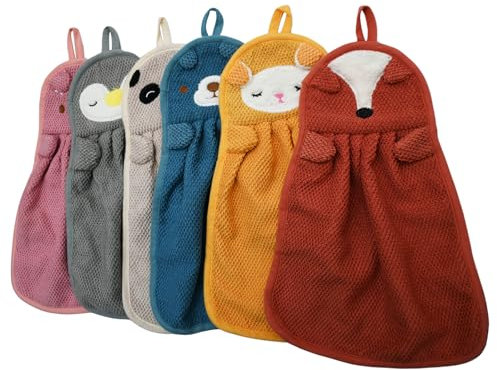 Husalsea Kinderhandtuch Mädchen - Mikrofaser Handtuch für Kinder, Saugfähige Handtücher für Kinder, Ideal für Bad und Küche