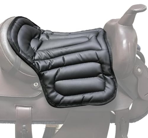 Raypontia -Sattelunterlage, Sattelunterlage,Schabracken aus PU-Leder - Stoßdämpfende Reitausrüstung und Zubehör, wasserdichte Motorrad-Sitzpolster für Männer und Frauen