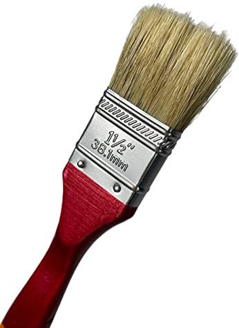 Pincel plano para pintor, barniz, acrílico, 1 univers, 38 mm