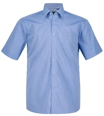 JP 1880 Hemd, bügelfrei, Camisa 1/2 Hombre, Hellblau,