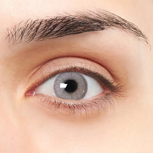 Lentillas de Contacto Color Celeste Suave Duración 1 Año + Kit de Accesorios Color Valencia VIP (2 Piezas) Con Aro de Definición