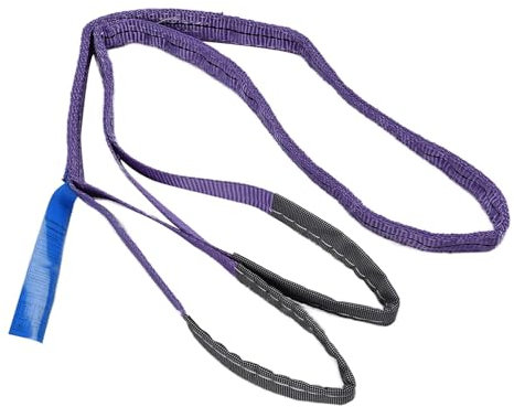 Élingue De Levage, Capacité De Charge 1T, élingues Et Sangles De Levage, élingue De Gréement En Polyester Résistant, Haute Résistance, Sangles Plates Colorées Pour Palan(2m（6.56ft）)