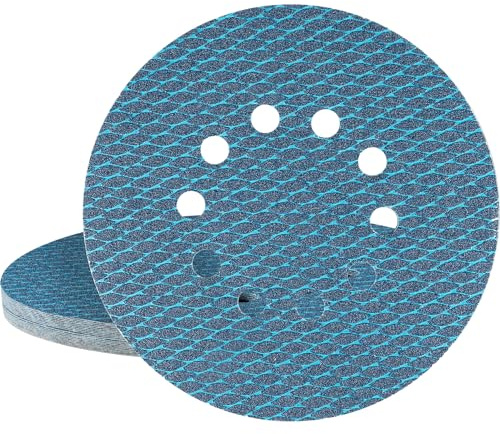 STEBRUAM 25 st slipskivor 225 mm korn 40 225 mm slipskivor | 225 mm diamantslipskiva för Gips Sander Random Orbital Sander Giraffe Sander