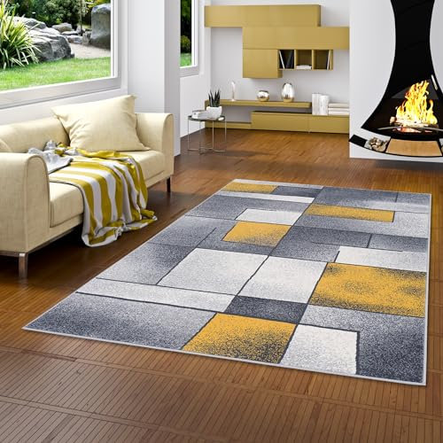 Pergamon Moderner Kurzflorteppich - Vielfältige Muster und Farben - Verschiedene Größen erhältlich - Stilvolles Wohnaccessoire für Ihr Zuhause