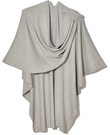 Lifetooler kvinnor poncho cape öppen framsida vår cardigan dam vändbar fri storlek cape tryckt överdimensionerade varma omslag rutig stickad tartan filt bohemisk lång geometriskt mönster sjal kaffe,