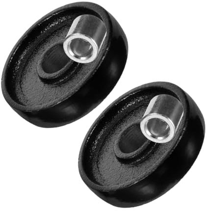 ABOOFAN 2piezas Rueda De Gato De Repuesto Ruedas para Gato Horizontal Mayor Durabilidad y Movilidad
