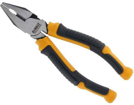 Dewalt Combination Pliers 160mm, Fitted with Two-Zone Comfort-Grip™ Handles, Contoured for Optimal Cushion and Control.