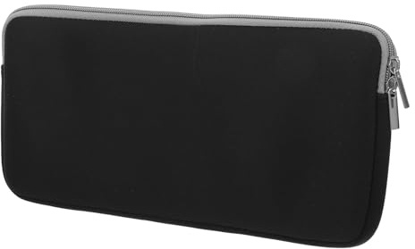 FONDOTIN Custodia per Tastiera in Neoprene Borsa Tattica per Esterni Protezione da Pioggia e Schizzi Tasche Portaoggetti per Mouse e Cavi per Trasporto Aereo e Lavoro