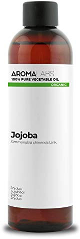 Jojoba BIO (Simmondsia chinensis) - 250 mL - Olio Vegetale Vergine e Certificato Cosmos - Aroma Labs - Made in France