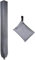 PATIO PLUS Schutzhülle für Wäschespinne, Wasserdicht Schutzhülle für Ampelschirme mit hochdichter Oxford PVC-Beschichtung mit Reißverschluss 600D, Grau 16x16x165cm