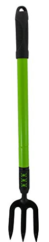 Telescopic Garden Digging Fork - Gardening Hand Tool, 3 Tooth, Non Slip Grip Handle, Heavy Duty | Cultivating All Types Of Soil | Hedge Fork, Rust Resistant