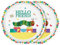Raupe Nimmersatt Teller Hello Friend 2er Set, Grün, 14833