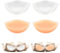 TAIHOBO 2 Paar Silikon BH Einlagen Push Up Pads, Wiederverwendbare Bikini Einlagen Push Up Wasserfest, Abnehmbare BH-Einlagen, 2 Farben Bikini Push Up Einlagen, für Bikini Bademode Sport BH
