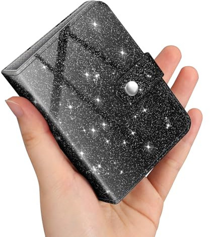 FINTIE Mini Album Photos pour Photo 2.28 x 3.43 Pouces (5.8 x 8.7 cm), 52 Photo, Album Photo pour Fujifilm Instax Mini Se/12/11/40/99/7+/LiPlay, Polaroid Hi-Print etc, Coeurs Pluie