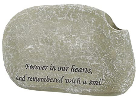 Yardwe Tombstone Decorativa para Mascotas Piedra Conmemorativa para Perros y Gatos Marcador De Tumba Personalizable Grabado Recuerdo De Mascota para Jardín Color Musgo