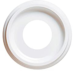 Westinghouse 7703700 9-3/4-Inch Smooth White Finish Ceiling Medallion