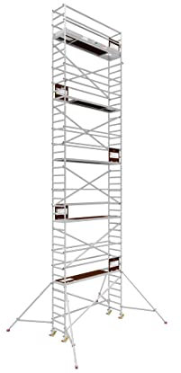 ALTEC AluLight® 2.0 1300 | AH 13 m | Breite 70 cm | Länge 3,0 m | Profigerüst | Baugerüst