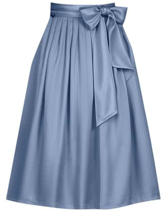 Foweknow Grembiule Dirndl, 70 cm, lunghezza gonna, grembiule da donna, per Dirndl, abito tedesco Dirndl, comodo da pulire, tinta unita, accessorio per festival, costume bavarese Oktoberfest