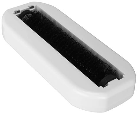 Durlo Cepillo recogedor de migas portátil reutilizable con cerdas suaves y de cáscara de nuez para recoger residuos. Cepillo limpiador de migas portátil para mesa de alfombras.