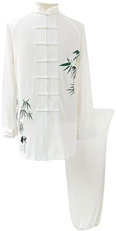 Uniforme de Tai Chi pour Femmes,Femme Homme Vêtements D’Arts Martiaux,Chinois Traditionnel Costume Tang Arts Martiaux,Tenues de Kung Fu,Fluide Et éLéGant,pour méditation Qigong Matinaux