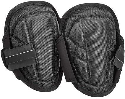 Amazon Basics Arbeitsknieschoner mit weicher Gelschaum-Schale, 23 cm, Schwarz, Einheitsgröße, 1 Paar(Früher Marke AmazonCommercial)