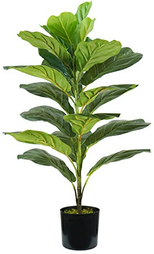 King Collection PIANTA FICUS LYRATA H. 75 cm 21 FOGLIE