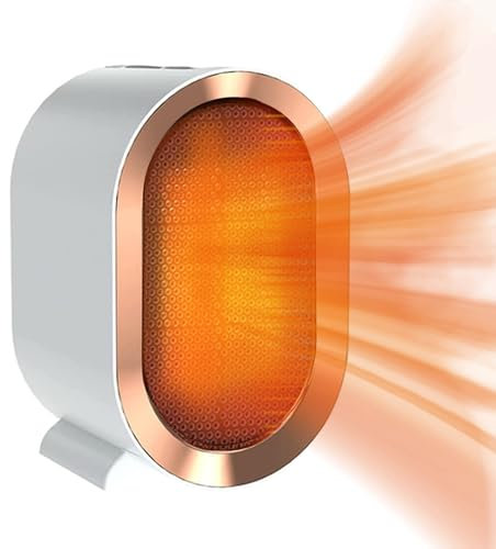 1200W Portable Ceramic Heater, Fast Heating Electric Fan Heater 2 Modes Safe Energy Saving Multiple Protection Overheating Protection Tilt Protection (White)