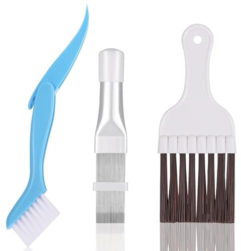 Opopark 3 Stück Klimaanlage Kondensator Flosse Kamm, Kondensator Reinigung Kamm, Klimaanlage Lamellen Kamm, Klimaanlage Kamm für Reinigen Klimaanlagen, Kühlschränke, Verdampfer