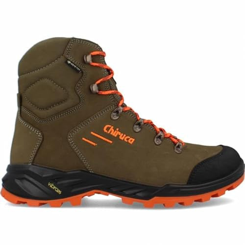 CHIRUCA Game force hi vis 38 para senderismo,trekking, montaña y caza,impermeables, forro goretex (Verde, Sistema tallas calzado EU, Adulto, Hombre, Números, mediano, 44)