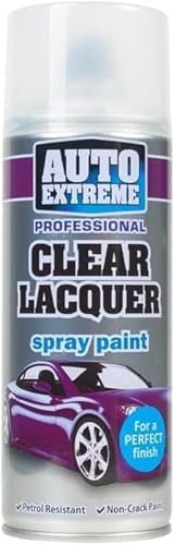 MIXEL Clear Lacquer Spray Paint, Fast-Drying Formula, Easy To Apply, DIY Enthusiasts, Ideal For Wood, Metal, Ceramic, Crafts, Indoor And Outdoor Use, 400ml, (1 Pcs)