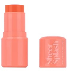 Bary M Sheer Splash Jelly Cheek & Lip Stain, Shade Coral Papaya Pool | Cheek & Lip Tint