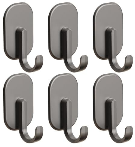 6 Morceaux De Crochets D'Aspiration Magnétiques, D'Accessoires De Maison, De Suspension Et De Fixation Des Articles, De Crochets Simples Et Polyvalents Et De Crochets De Rangement De Cuisine.