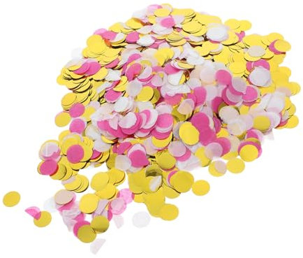 ULTECHNOVO Runde Metallic Konfetti für Hochzeiten und Partys Glänzende für Ballons und Geschenkfüllungen für Feierliche Anlässe