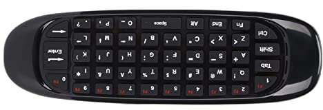 ERYUE Mini Tastiera Air Mouse, Tecnologia Wireless 2.4G, Telecomando Non Direzionale per PC HTPC con Interfaccia USB 2.0, Portata di Lavoro 10 M