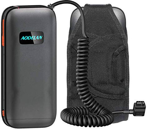 AODELAN External Flash Battery Packs - Portable Hot Shoe Speedlite Battery Power Bank for Canon 600EX II-RT, 600EX-RT, 600EX, 580EXII, 580EX, 550EX Flashes, Replaces Canon CP-E4N, CP-E4