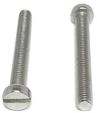 M5-.80 x 40 Stainless Steel Slotted Cheese Head Machine Screw DIN84 A2 M5x40 (25 Pieces)