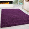 HomebyHome Shaggy Teppich Wohnzimmer 240x340 cm - Shaggy Teppich Hochflor Lila Extra Weich und Flauschig - Langflor Teppiche für Schlafzimmer, Küche, Flur - Carpet, Halı, Kilim
