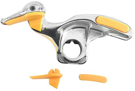 QWORK® Changeur de Pneu de Voiture en Acier Inoxydable, Outil de démontage de tête de Canard de Montage de changeur de Pneu d'automobile,Acier moulé,30 mm