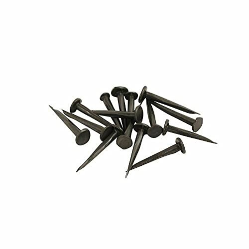 SISI UK ® 50 x Teppich- und Polsternägel, 13 mm, 20 und 25 mm, fein brünierte Nägel, Stifte (25 mm)