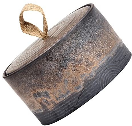 Cabilock Pufeng Ceramic Tea Can Sealed Storage Jar for Loose Leaf Tea Sealed Jar