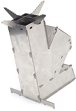 Unlimited Fuel Source Filter and Air Intake for Various Cooking Requirements Stainless Steel Rocket Stove Portable Stove