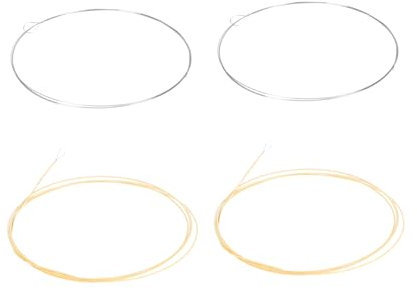 Yardwe 1 Satz Professionelle Banjo Saiten Saitige Stahl Banjo Saiten für Optimale Klangqualität Langlebig und Komfortabel für Four String Perfektes Zubehör für Musiker