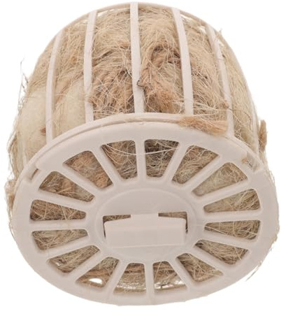 UPKOCH Nid de Reproduction pour Perroquets en Fibres de Chanvre Naturel, Panier Suspendu pour Cage, Refuge Confortable pour Oiseaux de Petite Taille, Accessoires pour Élevage et Jeu