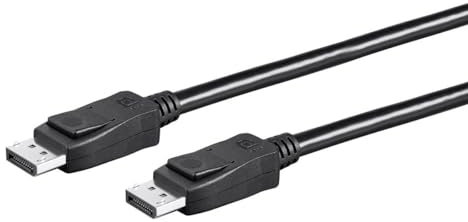 Monoprice DisplayPort 1.4 Cable - 6 Feet - Black | For Computer, Desktop, Laptop, PC, Monitor, Projector, Dell, ASUS, and More - Select Series