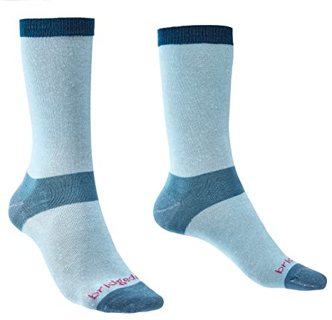 Bridgedale LINER Base Layer Coolmax Liner Boot x 2-Women's- Small-Sky