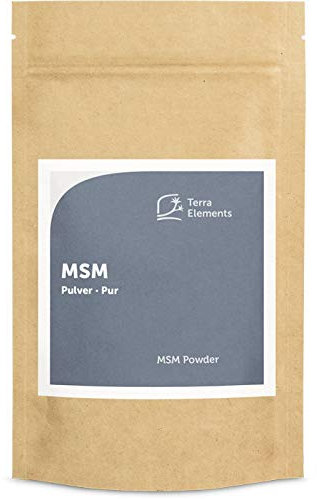 Terra Elements MSM Pulver 100 g I Organischer Schwefel I Vegan